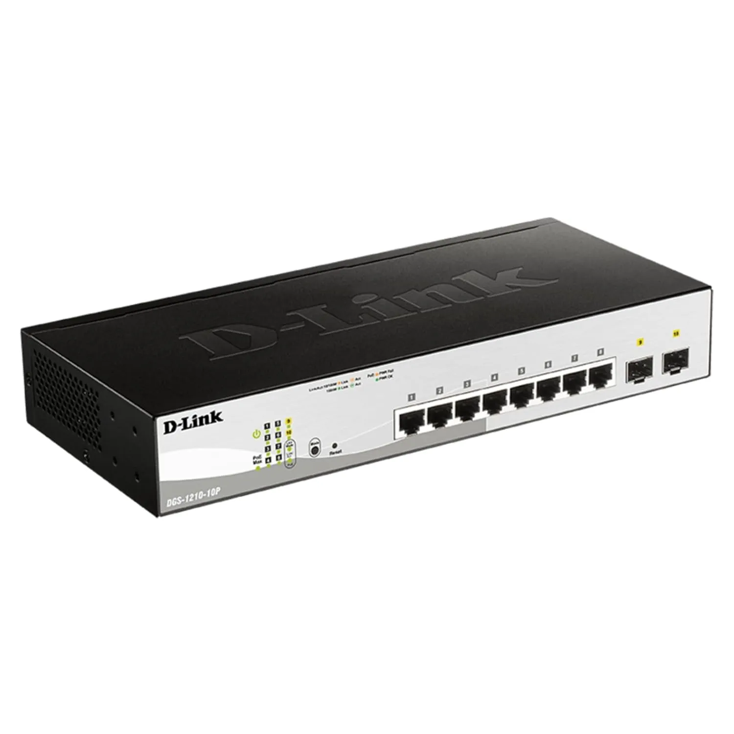 D-Link Desktop LAN Switch 10 Port Gigabit Smart Managed DGS-1210-10 view 3